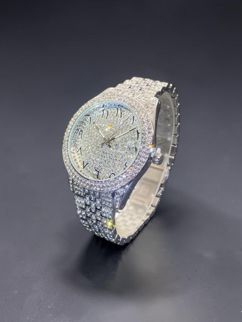 Crystal Iced Out Luxury Watch