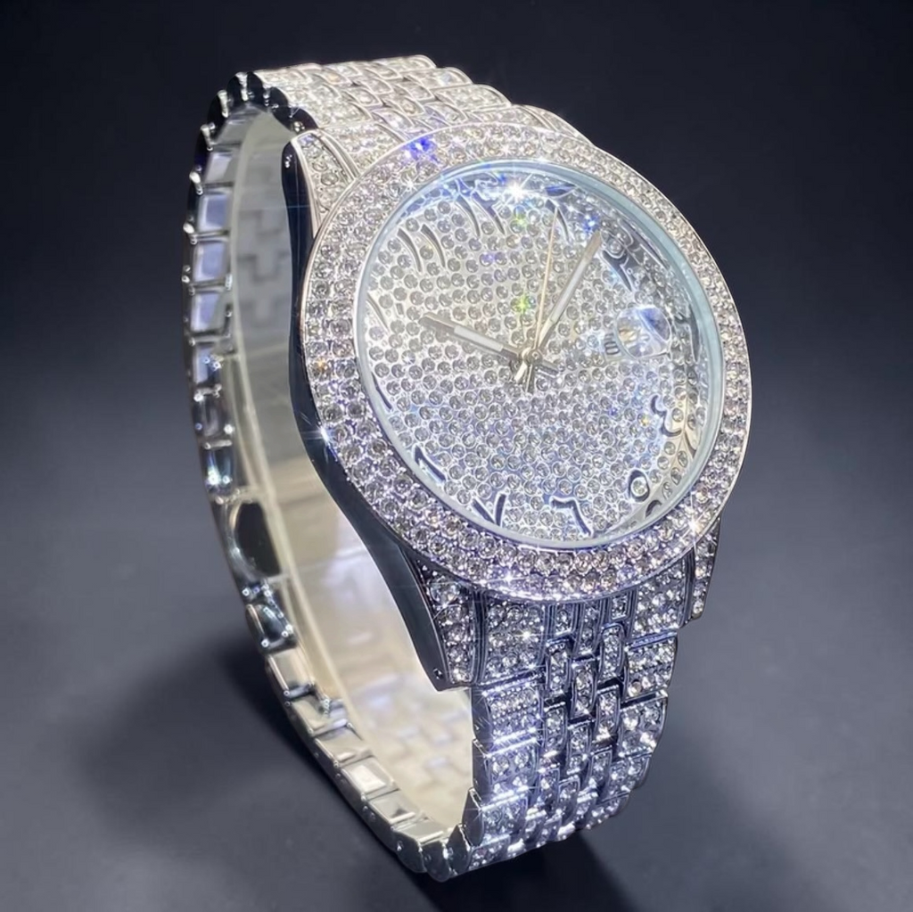 Crystal Iced Out Luxury Watch