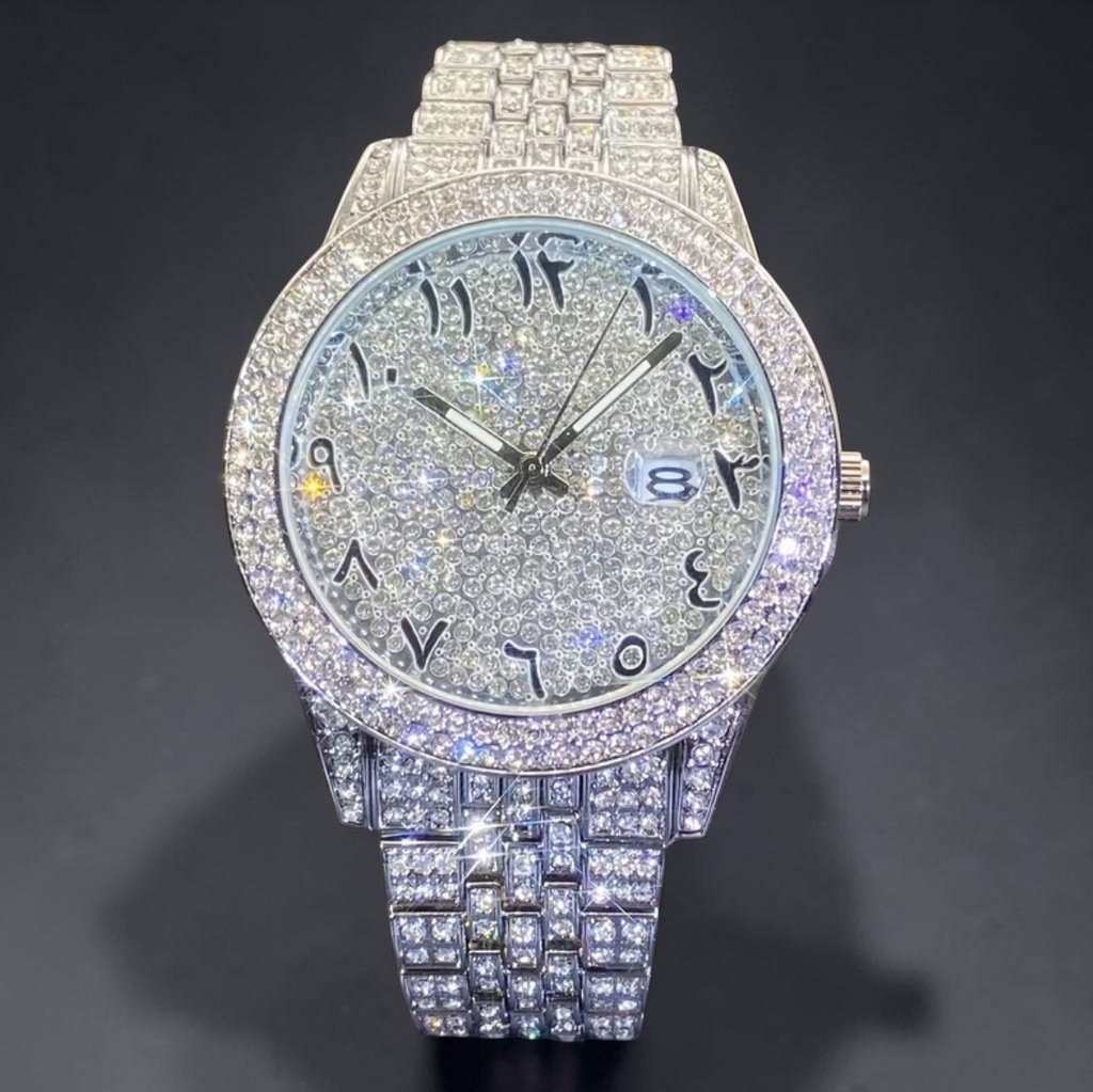 Crystal Iced Out Luxury Watch